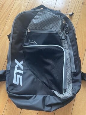 STX Kids Black and Gray lacrosse bag